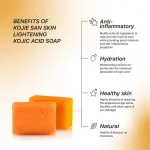 Kojie San Skin Lightening Kojic Acid Soap 3x 65g (Pack of 3) - Image 7