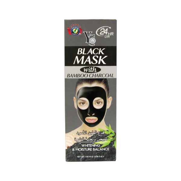 YC Black Mask with Bamboo Charcoal - 100 ml
